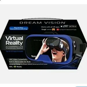 NWT Dream Vision Virtual Reality Smartphone Headset iPhone/Android Ready